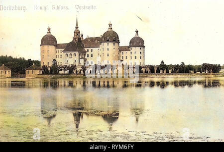 Moritzburg Castle, 1903, Landkreis Meißen, Moritzburg, Schloß, Germany Stock Photo