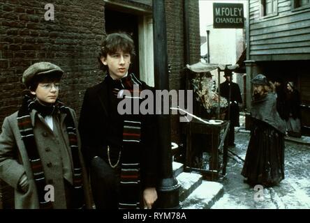 COX,ROWE, YOUNG SHERLOCK HOLMES, 1985 Stock Photo