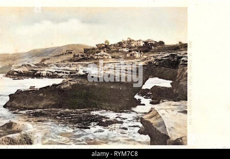 La Jolla Cove, 1903, California, San Diego, La Jolla near San Diego', United States of America Stock Photo