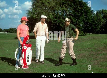 O'KEEFE,CHASE,MURRAY, CADDYSHACK, 1980 Stock Photo