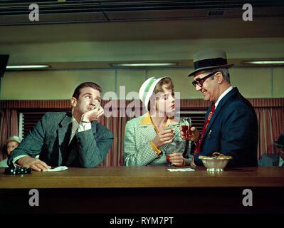 TAYLOR,MACLAINE,BACKUS, ASK ANY GIRL, 1959 Stock Photo