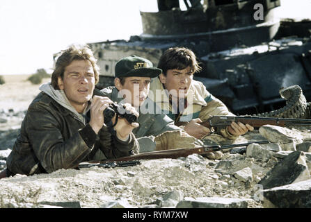 SWAYZE,HOWELL,SHEEN, RED DAWN, 1984 Stock Photo