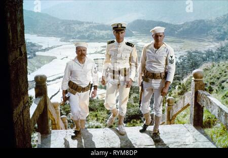 ATTENBOROUGH,ROBINSON,MCQUEEN, THE SAND PEBBLES, 1966 Stock Photo