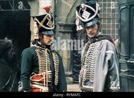 KEITEL,CARRADINE, THE DUELLISTS, 1977 Stock Photo