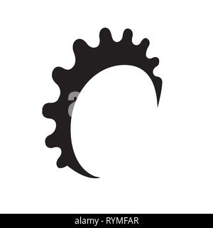 Chain wheel vector illustration Stock Vector