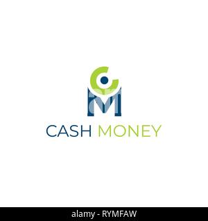 Cash money vector logo Stock Vector