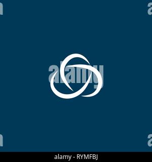 Infinity vector logo. Triple logo Stock Vector