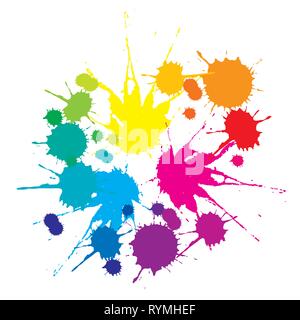 Colorful stains vector Stock Vector