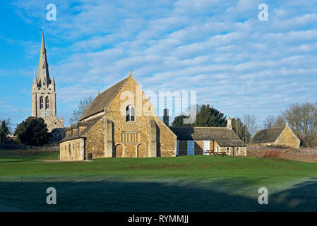 The Great Hall of Oakham Castle, Rutland, England UK Stock Photo