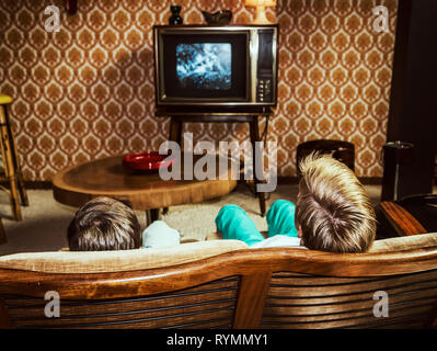 Boys bedroom in marine style. American Home Stock Photo - Alamy