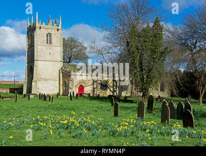 The Parish Church of St Mary Magdalene, Whitgift, East Yorkshire, England UK Stock Photo