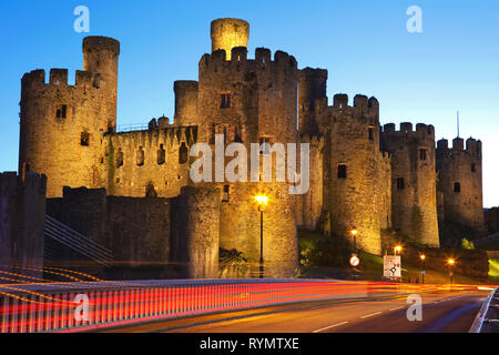 Conwy Castle, North Wales, UK Stock Photo