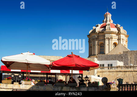 Fontanella Tea Rooms, Mdina, Malta Stock Photo