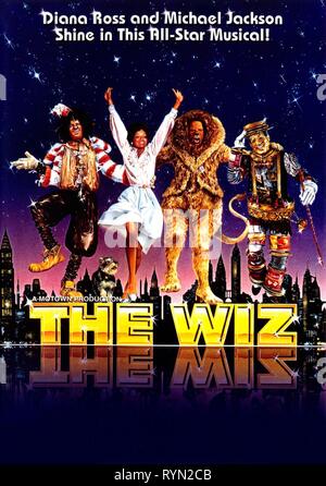 JACKSON,ROSS,ROSS,RUSSELL, THE WIZ, 1978 Stock Photo