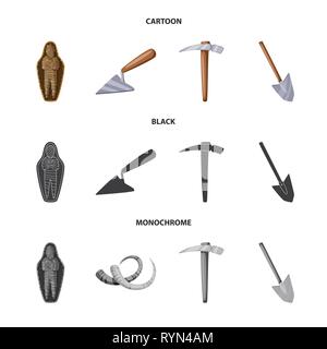 mummy,tool,pickaxe,shovel,ancient,trowel,pick,Egypt,dig,afterlife,repair,construction,sarcophagus,search,equipment,pharaoh,layer,find,antiquity,masonry,metal,artifact,brick,treasure,bandage,cement,axe,culture,chisel,land,story,items,museum,attributes,archaeology,historical,research,excavation,discovery,working,set,vector,icon,illustration,isolated,collection,design,element,graphic,sign Vector Vectors , Stock Vector