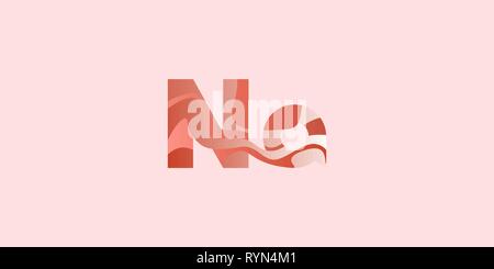 Na Natrium modern chemical element, great design for any purposes. Science research concept. Vector illustration with chemical element for concept des Stock Vector