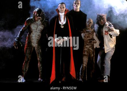 JR.,REGEHR,NOONAN,MACKAY,THIBAULT, THE MONSTER SQUAD, 1987 Stock Photo