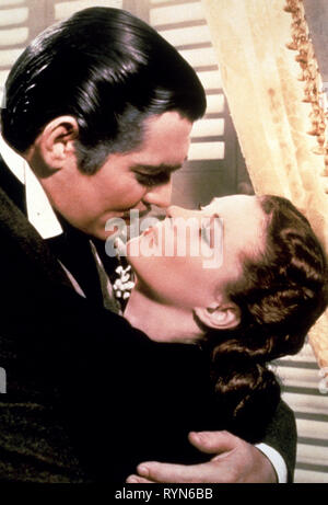 GABLE,LEIGH, GONE WITH THE WIND, 1939 Stock Photo