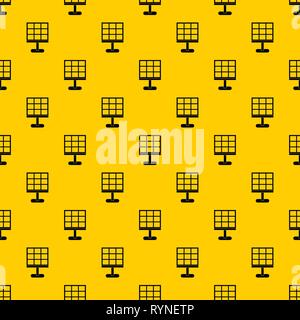 Solar battery pattern vector Stock Vector