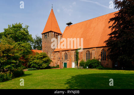 Ebstorf Abbey: abbatial church St. Mauritius, Lüneburg Heath, Uelzen District, Lower Saxony, Germany Stock Photo