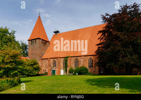 Ebstorf Abbey: abbatial church St. Mauritius, Lüneburg Heath, Uelzen District, Lower Saxony, Germany Stock Photo