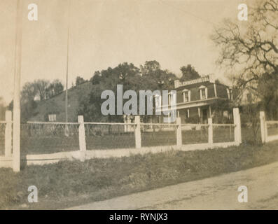 Antique 1924 photograph. Glenwood Hotel in Santa Cruz California