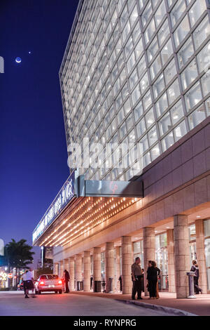 Miami Florida,Biscayne Boulevard,Adrienne Arsht Center for the Performing Arts,Cesar Pelli,metal,glass,Sanford & Dolores Ziff Ballet Opera house,house Stock Photo