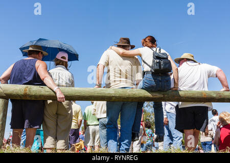 Florida Hendry County,Big Cypress,Seminole Indian Reservation,Billie Swamp Safari,Big Cypress Shootout,annual,event,Native American Indian,Indian indi Stock Photo