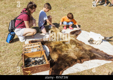 Florida Hendry County,Big Cypress,Seminole Indian Reservation,Billie Swamp Safari,Big Cypress Shootout,annual,event,Native American Indian,Indian indi Stock Photo