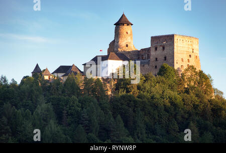 Stara Lubovna castle in Slovakia, Europe landmark Stock Photo