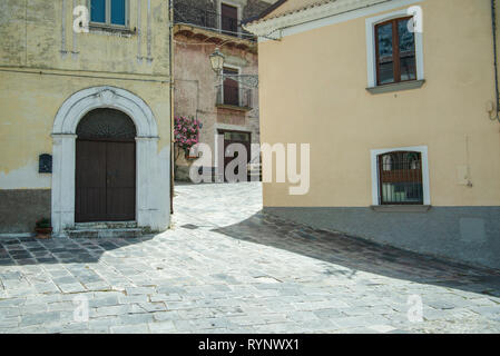 views of Civita village inside the Pollino National Park, Calabria Stock Photo