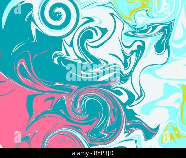 Fashionable background with color blurred brush pattern on white background. Stock Vector