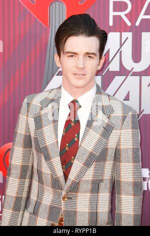 Drake Bell attending the 2019 iHeartRadio Music Awards held at ...