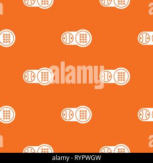 Safe key lock pattern vector orange Stock Vector