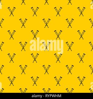 Crutches pattern vector Stock Vector