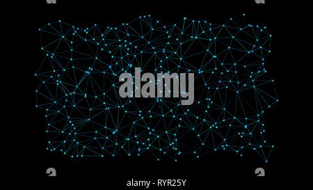 Random size triangles vector abstract background Stock Vector