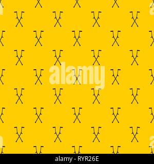 Other crutches pattern vector Stock Vector