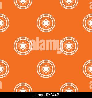 Lock from safe pattern vector orange Stock Vector