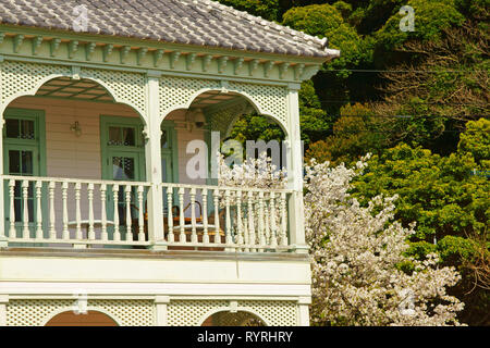 Misumi West Port in Spring, Kumamoto Prefecture, Japan Stock Photo