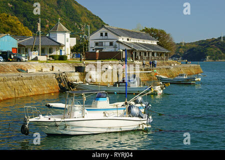 Misumi West Port in Spring, Kumamoto Prefecture, Japan Stock Photo