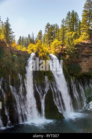 Waterfall, McArthur-Burney Falls Memorial State Park, California, USA