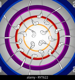 Headsets earphones. Vector sketch and tech draw Stock Vector