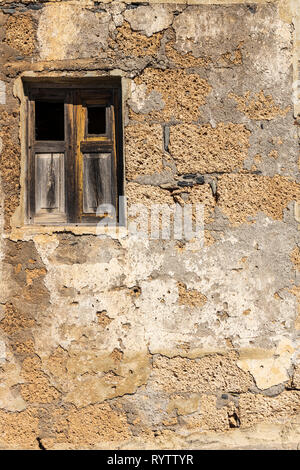 Architectural details on old farmhouses in the village of Las Fuentes, Guia de Isora, Tenerife, Canary Islands, Spain Stock Photo
