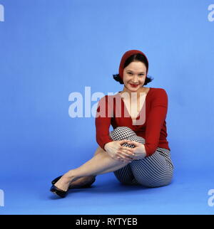1950s fashion model capri hi-res stock photography and images - Alamy