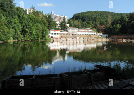 Lacul Ursu (Bear Lake) in Sovata, Romania. July 21st 2009 © Wojciech Strozyk / Alamy Stock Photo Stock Photo