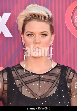 Betty Who at the 2019 iHeartRadio Music Awards held at Microsoft