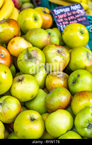 Bramley cooking apples. The famous Borough Market, a fresh food market ...