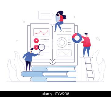 Online education - modern colorful flat design style illustration Stock Vector