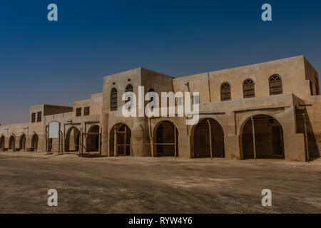 A facade and entrance to Aqeer Castle, Saudi Arabia Stock Photo - Alamy