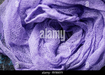 Abstract background with purple clothes Stock Photo